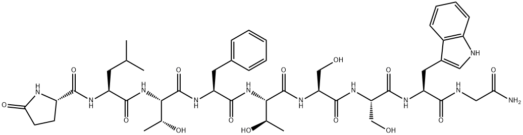 促脂动激素 结构式