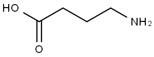 γ-氨基丁酸 结构式