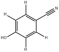 4-氰基苯酚-d4 结构式