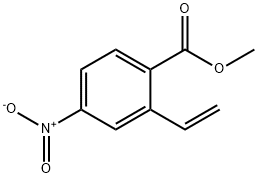 4-硝基-2-乙烯基苯甲酸甲酯 结构式