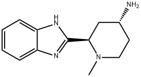 (2R,4R)-2-(1H-苯并[D]咪唑-2-基)-1-甲基哌啶-4-胺 结构式