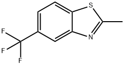 2-甲基-5-(三氟甲基)苯并噻唑 结构式