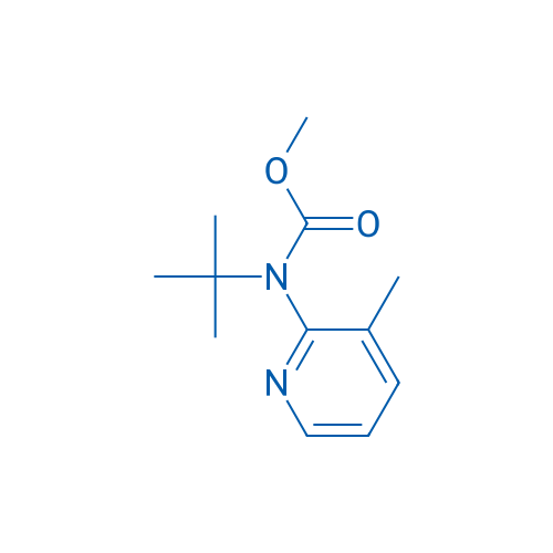 METHYL TERT-BUTYL(3-METHYLPYRIDIN-2-YL)CARBAMATE 结构式