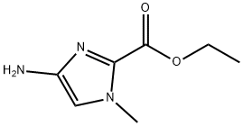 4-氨基-1-甲基-1H-咪唑-2-羧酸乙酯 结构式