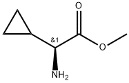 (S)-2-氨基-2-环丙基乙酸甲酯 结构式