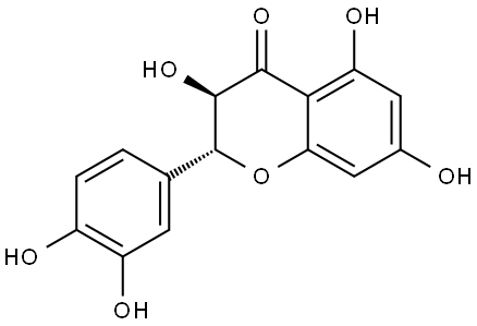花旗松素 结构式