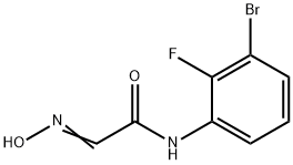 N-(3-溴-2-氟苯基)-2-(羟亚氨基)乙酰胺 结构式