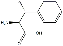 (2S,3R)-2-氨基-3-苯基丁酸 结构式
