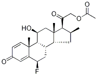 醋酸氟可的索 结构式