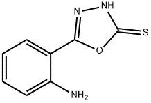 5-(2-氨基苯基)-1,3,4-噁二唑-2(3H)-硫酮 结构式