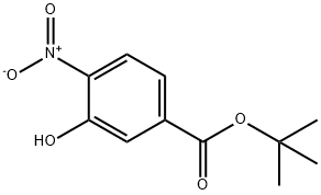 3-羟基-4-硝基苯甲酸叔丁酯 结构式