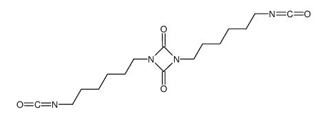 1,3-bis(6-isocyanatohexyl)-1,3-diazetidine-2,4-dione 结构式