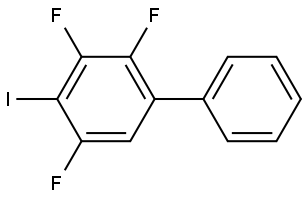 2,3,5-三氟-4-碘-1,1'-联苯 结构式