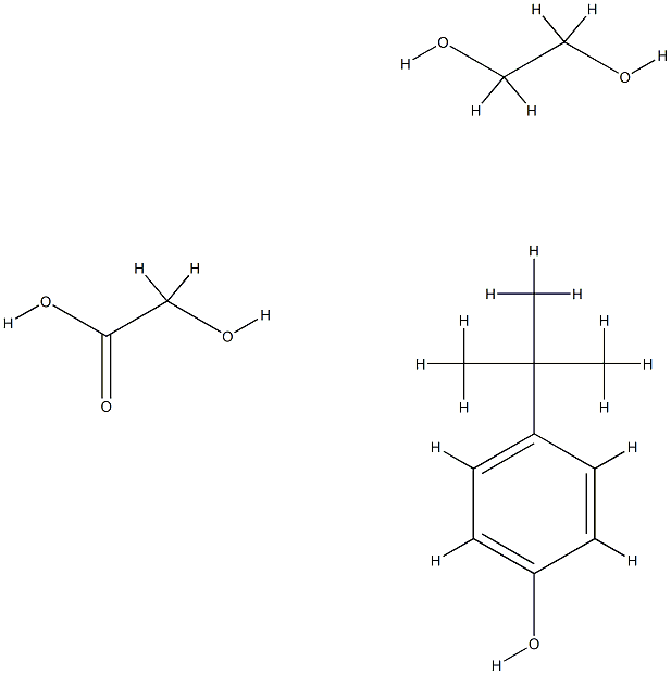 二醇酸乙氧酸4-叔丁基苯基醚 结构式
