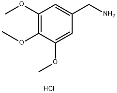 3,4,5-三甲氧基苄胺盐酸盐 结构式