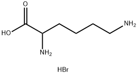 聚-DL-赖氨酸氢溴酸盐 结构式