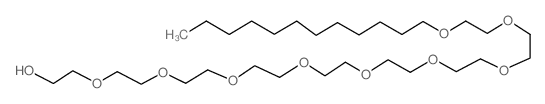 C12-C14 脂肪醇聚氧乙烯醚 结构式