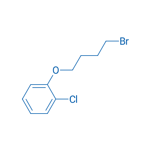 1-(4-溴丁氧基)-2-氯代苯 结构式