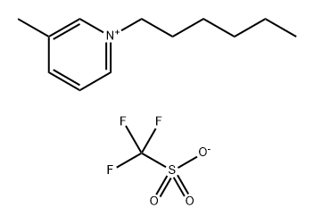 1-己基-3-甲基吡啶甲磺酸盐 结构式