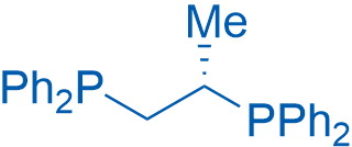 (S)-1,2-双(二苯基膦)丙烷 结构式
