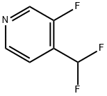 4-(二氟甲基)-3-氟吡啶 结构式