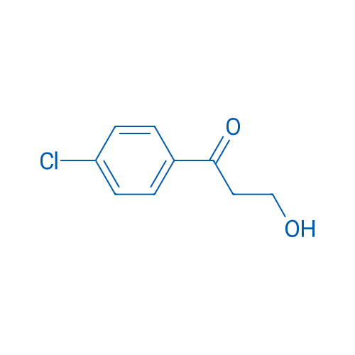1-(4-氯苯基)-3-羟基丙-1-酮 结构式