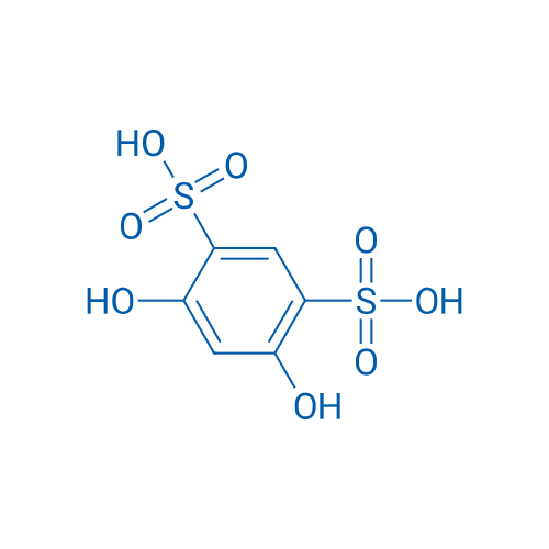 4,6-二羟基苯-1,3-二磺酸 结构式