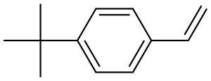 聚(4-叔丁基苯乙烯) 结构式