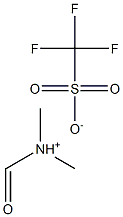 N,N-二甲基甲酰胺三氟甲磺酸盐 结构式