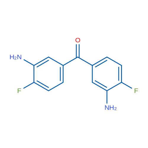 3,3'-二氨基-4,4'-二氟二苯甲酮 结构式