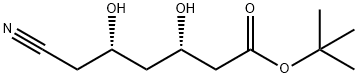 (3S,5S)-6-氰基-3,5-二羟基己酸-1,1-二甲基乙酯 结构式