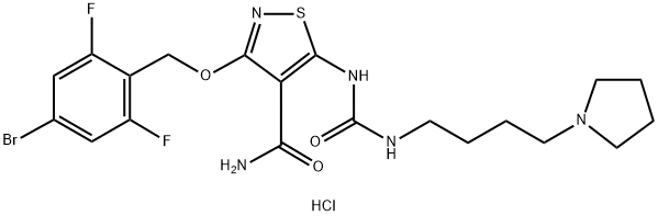 CP-547632盐酸盐 结构式