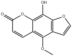 8-羟基佛手苷内酯 结构式
