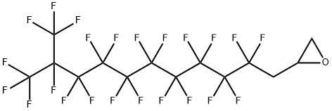 [2,2,3,3,4,4,5,5,6,6,7,7,8,8,9,9,10,11,11,11-二十氟-10-(三氟甲基)十一烷基]环氧乙烷 结构式