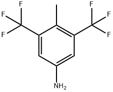 4-甲基-3,5-双(三氟甲基)苯胺 结构式
