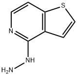 4-肼基噻吩并[3,2-C]吡啶 结构式