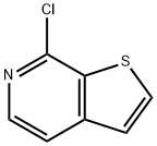 7-氯噻吩并[2,3-c]吡啶 结构式