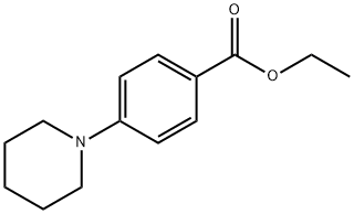 4-哌啶-1-基苯甲酸乙酯 结构式
