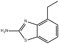 4-乙基-1,3-苯并噻唑-2-胺 结构式