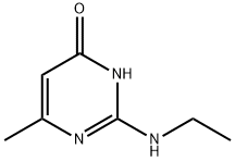 2-乙氨基-6-甲基-4-嘧啶醇 结构式