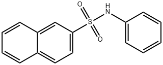 N-苯基-2-萘磺酰胺 结构式