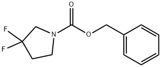 1-CBZ-3,3-二氟吡咯烷 结构式