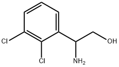 2-氨基-2-(2,3-二氯苯基)乙醇 结构式