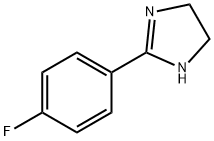 2-(4-氟苯基)-4,5-二氢-1H-咪唑 结构式