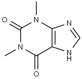 茶碱 结构式