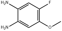 4-氟-5-甲氧基-1,2-苯二胺 结构式