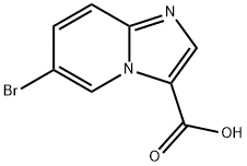 6-溴咪唑并[1,2-a]吡啶-3-羧酸 结构式