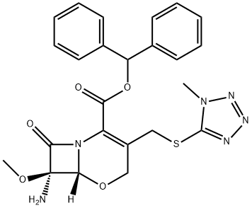 拉氧头孢母核 结构式