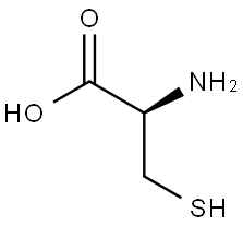 L-半胱氨酸 结构式