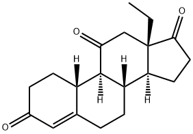 11-酮基甲基双酮 结构式